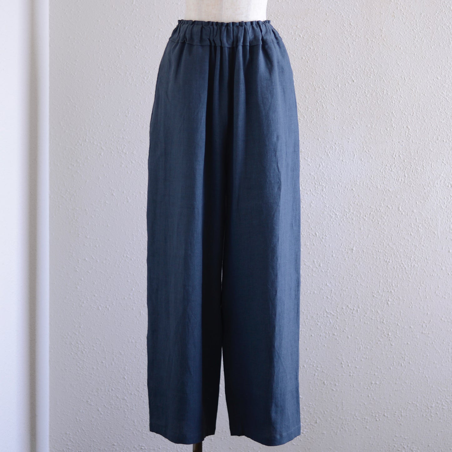 リネンワイドイージーパンツ Charcoal Gray