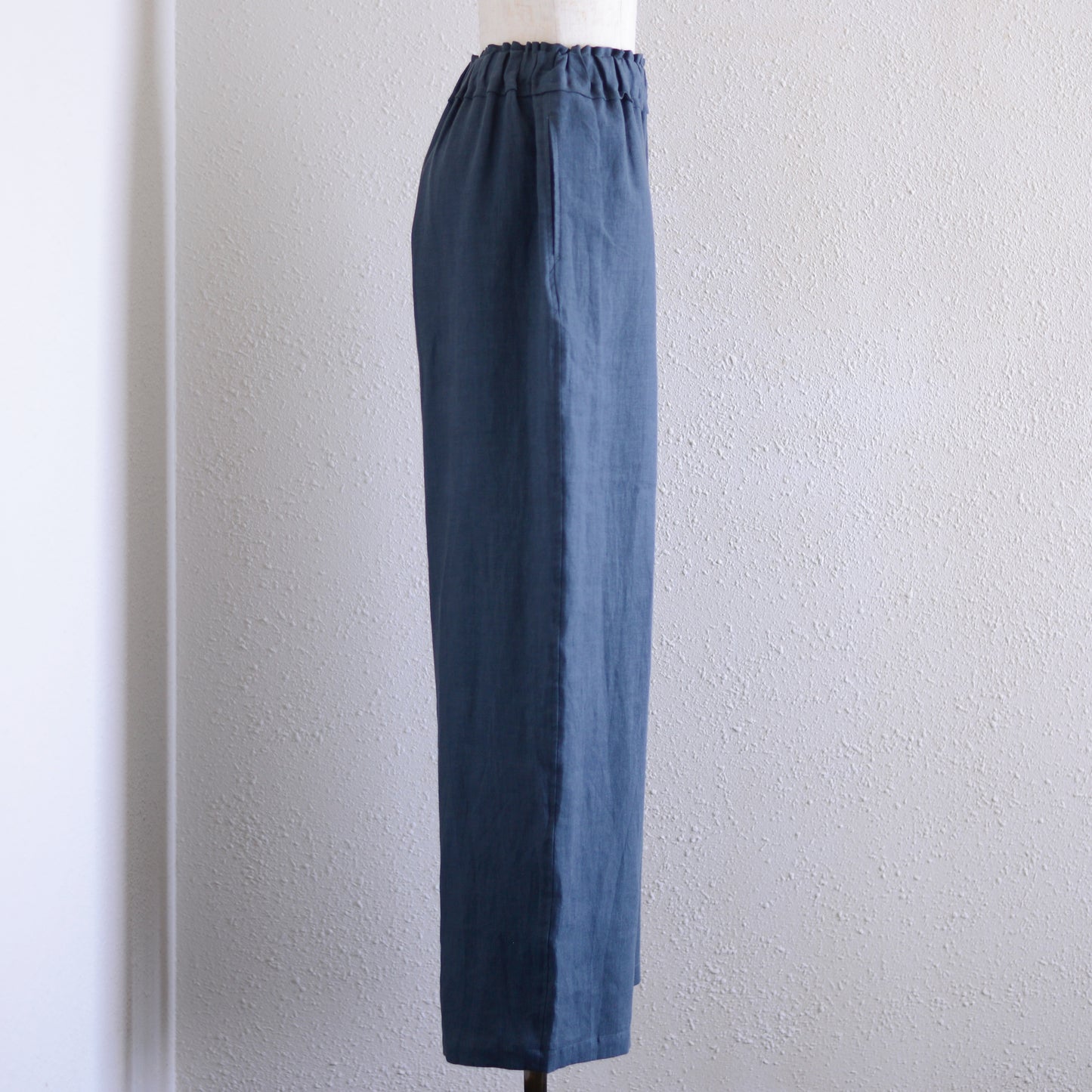 リネンワイドイージーパンツ Charcoal Gray