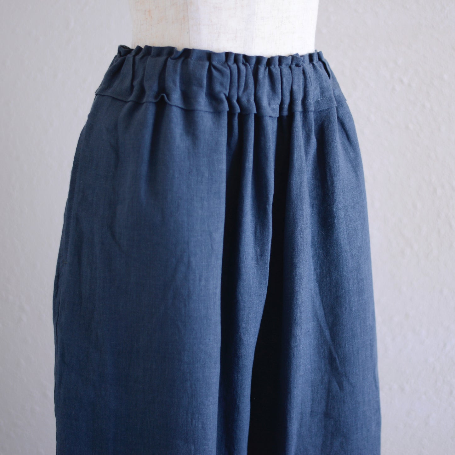 リネンワイドイージーパンツ Charcoal Gray