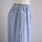 リネンワイドイージーパンツ Sax