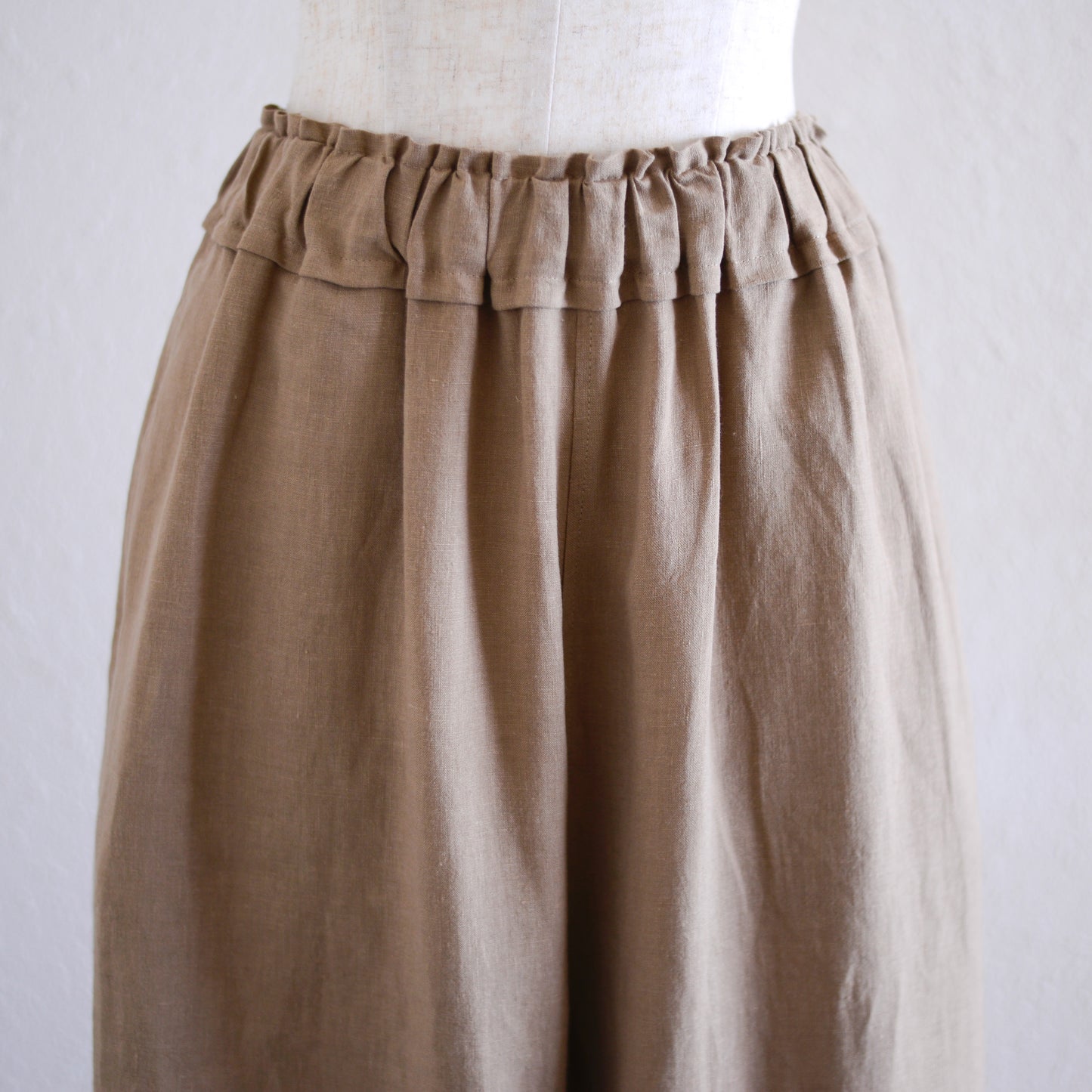 リネンワイドイージーパンツ Mocha