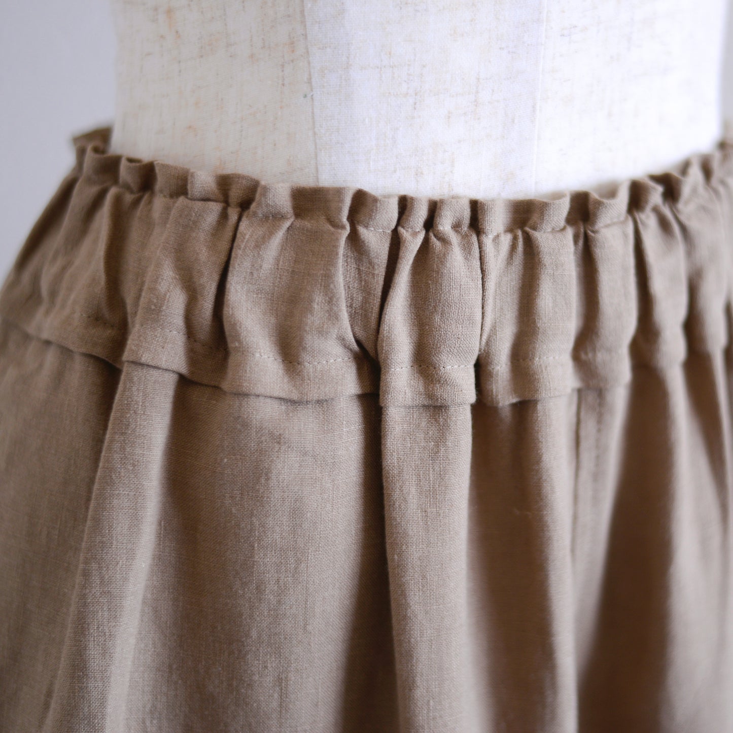 リネンワイドイージーパンツ Mocha