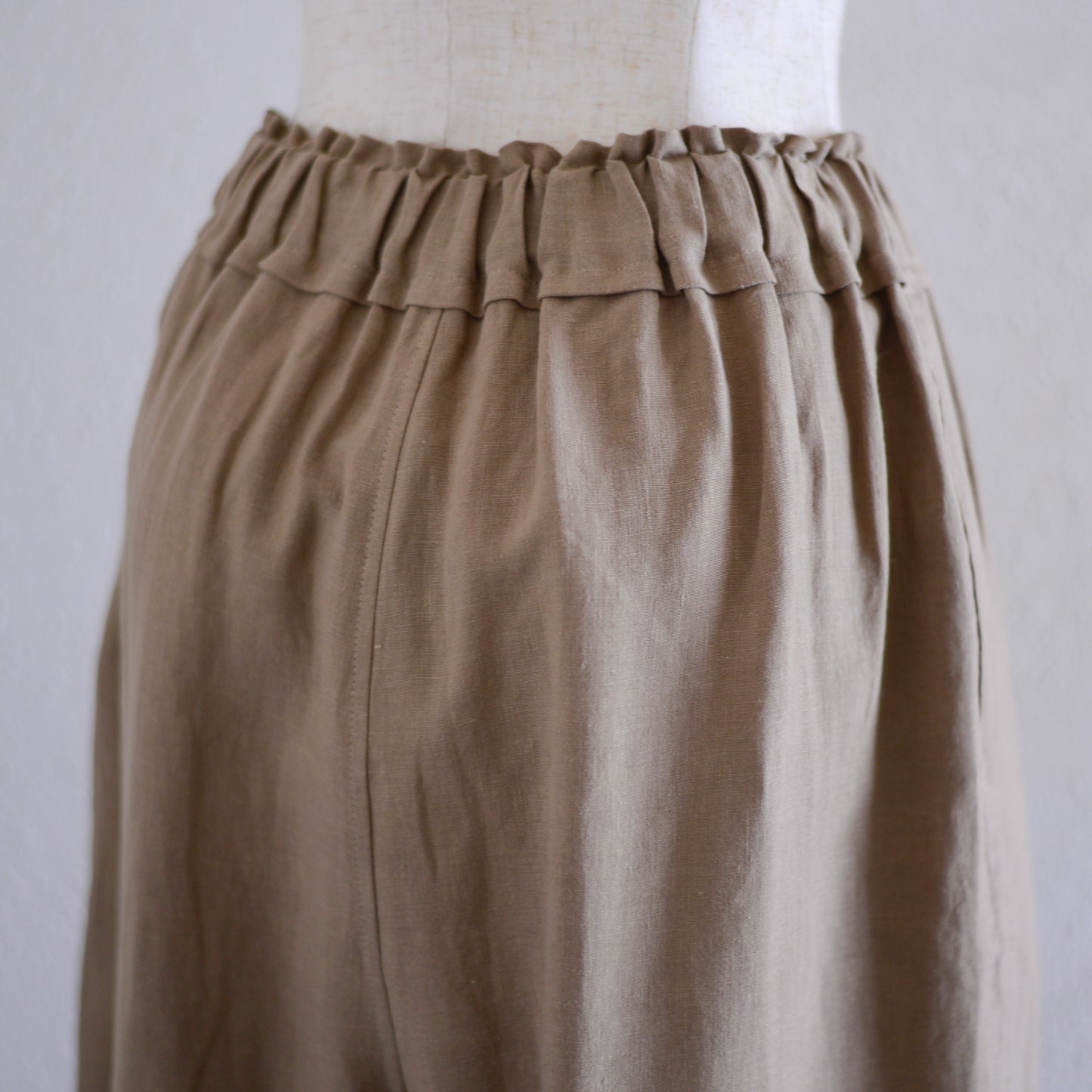 リネンワイドイージーパンツ Mocha