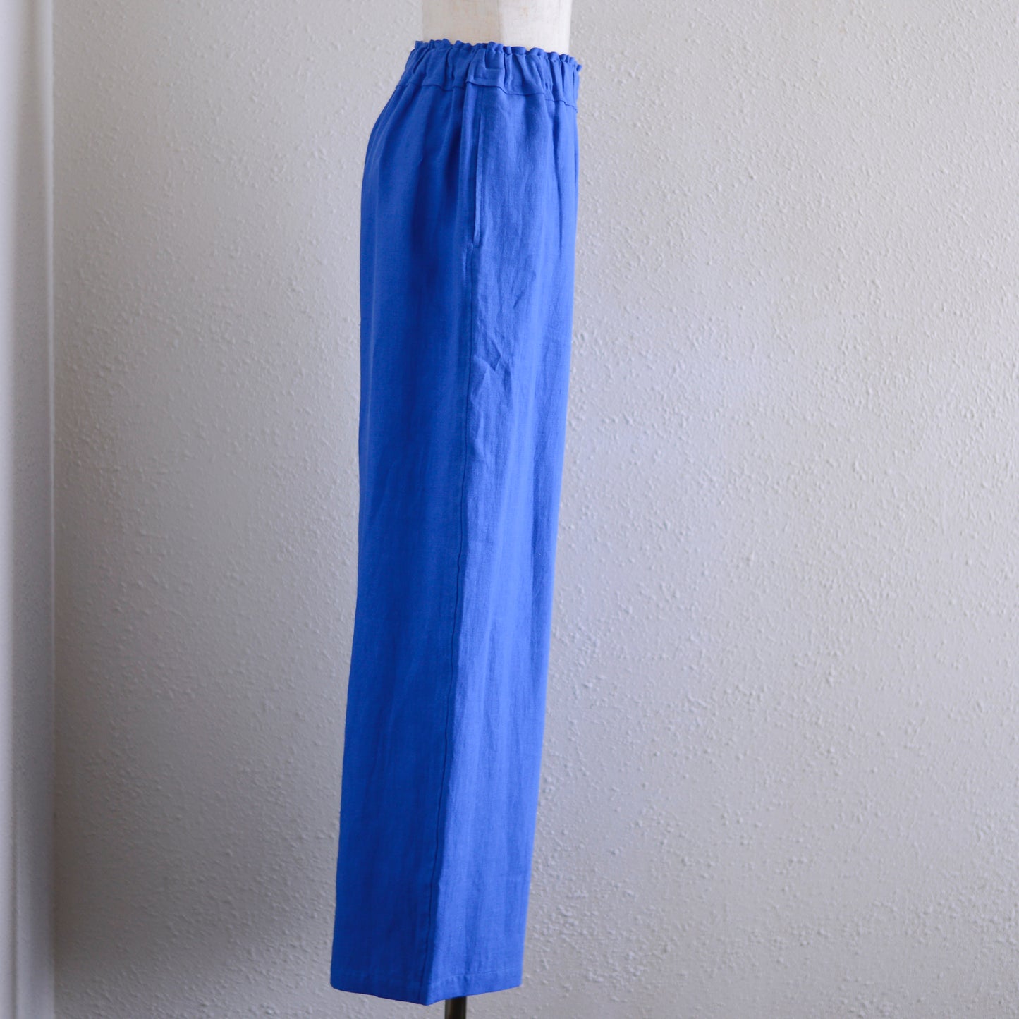 リネンワイドイージーパンツ Blue