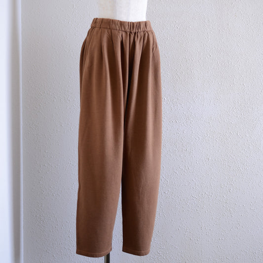 コットンウールテーパードパンツ Mocha