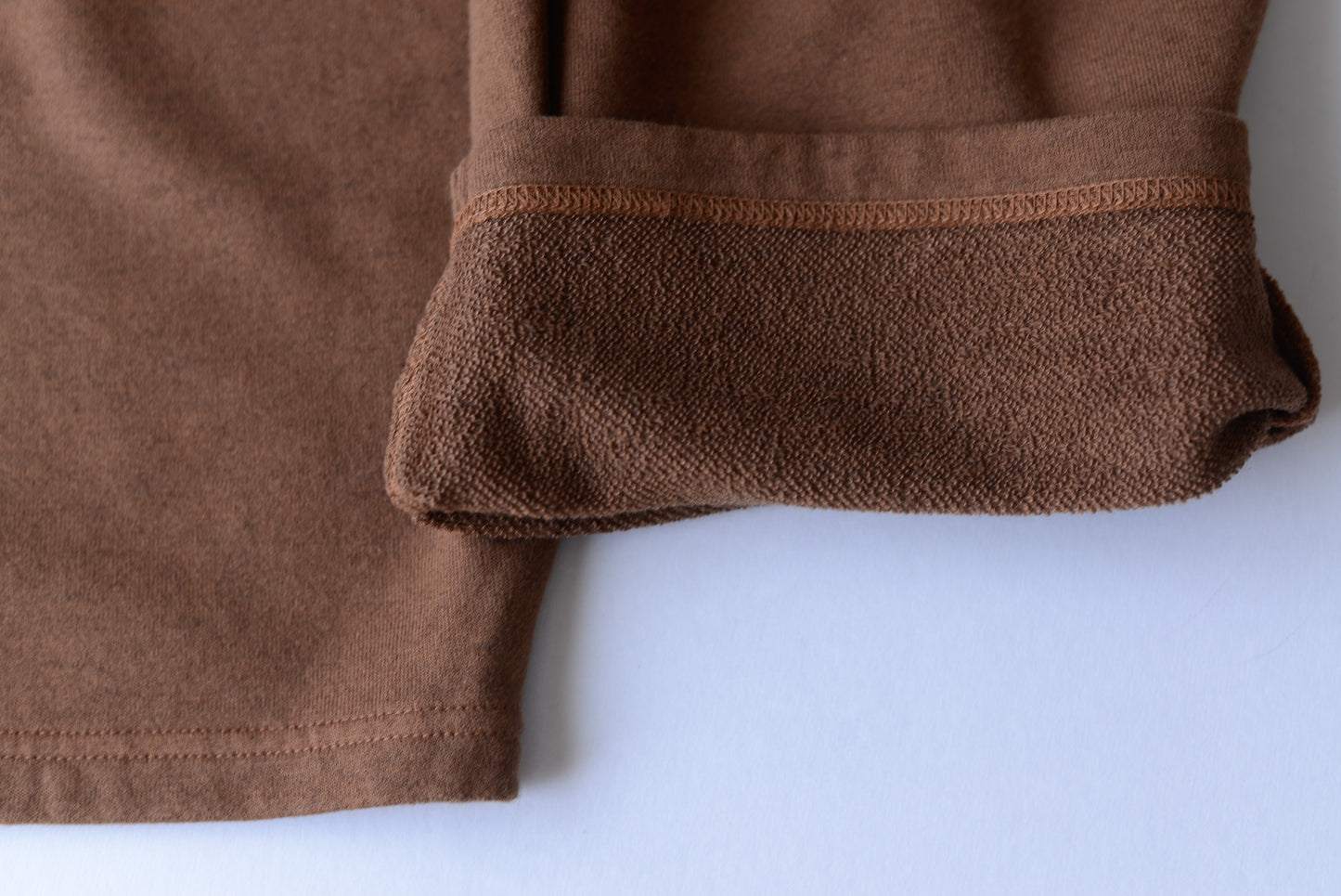 Cotton wool tapered pants Mocha