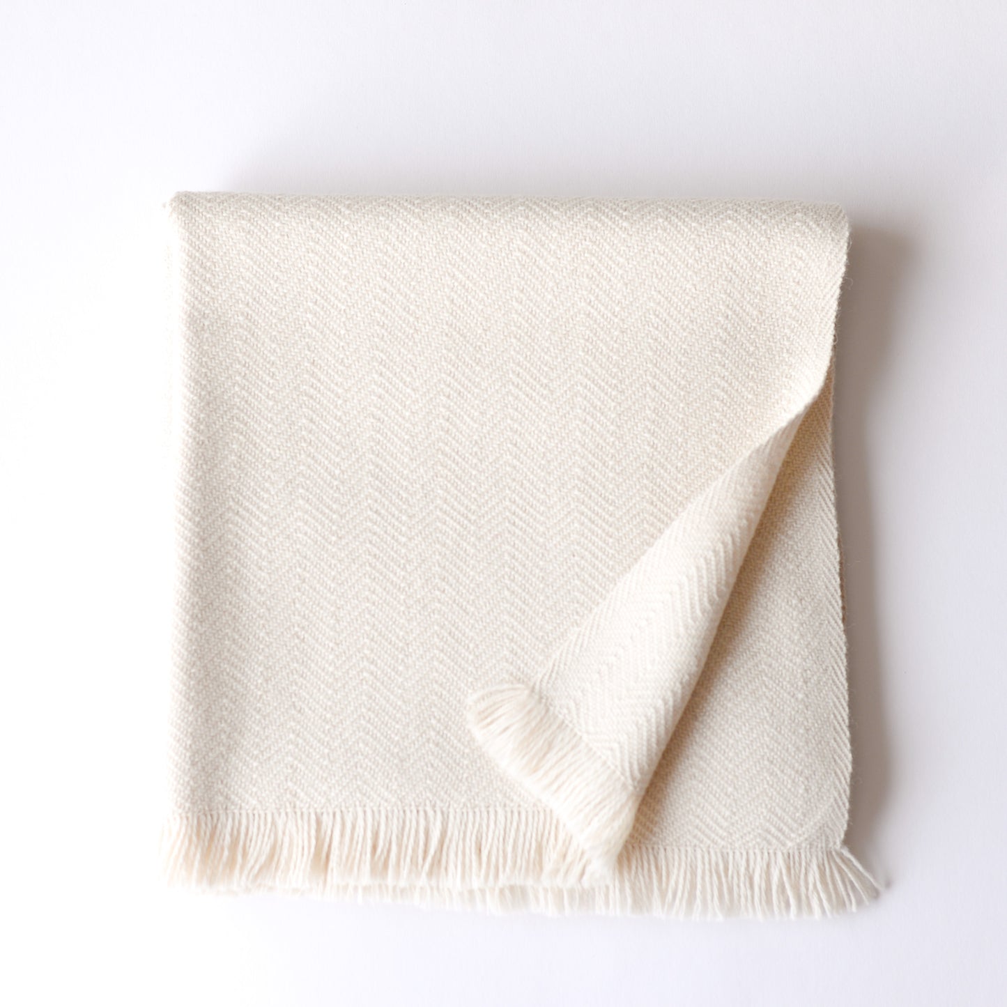 プレミアムベビーアルパカショール Ivory