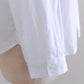 Cotton Mini Pocket Round Collar Shirt White