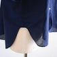 コットンリネンバンドカラー半袖シャツ Dark Navy