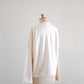 Cotton wool snap cardigan in off-white