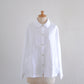 リネンラウンドカラージャケット White