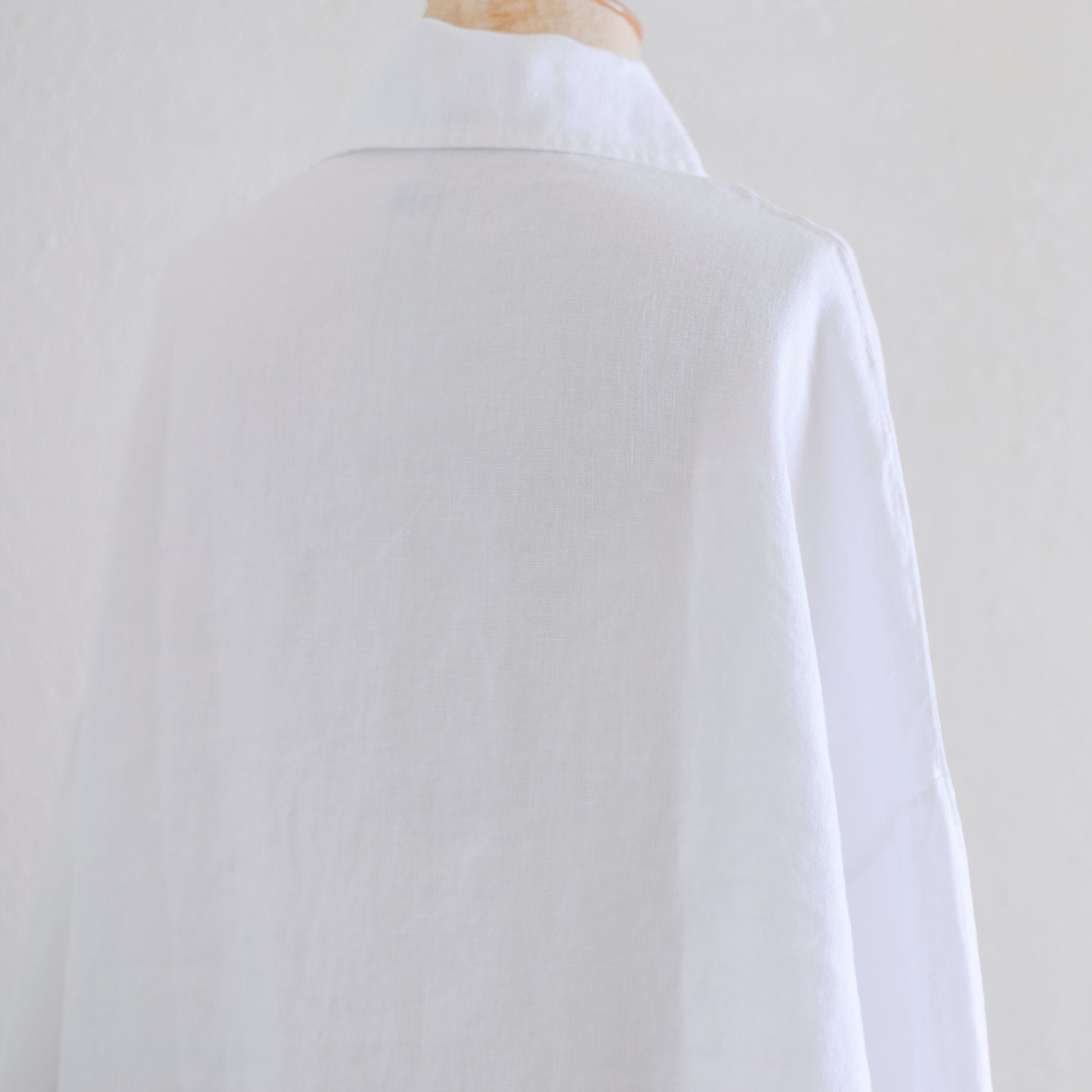 リネンラウンドカラージャケット White