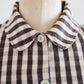 コットンラウンドカラージャケット Gingham Check