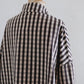 コットンラウンドカラージャケット Gingham Check