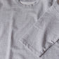 Cotton fleece box pullover Gray