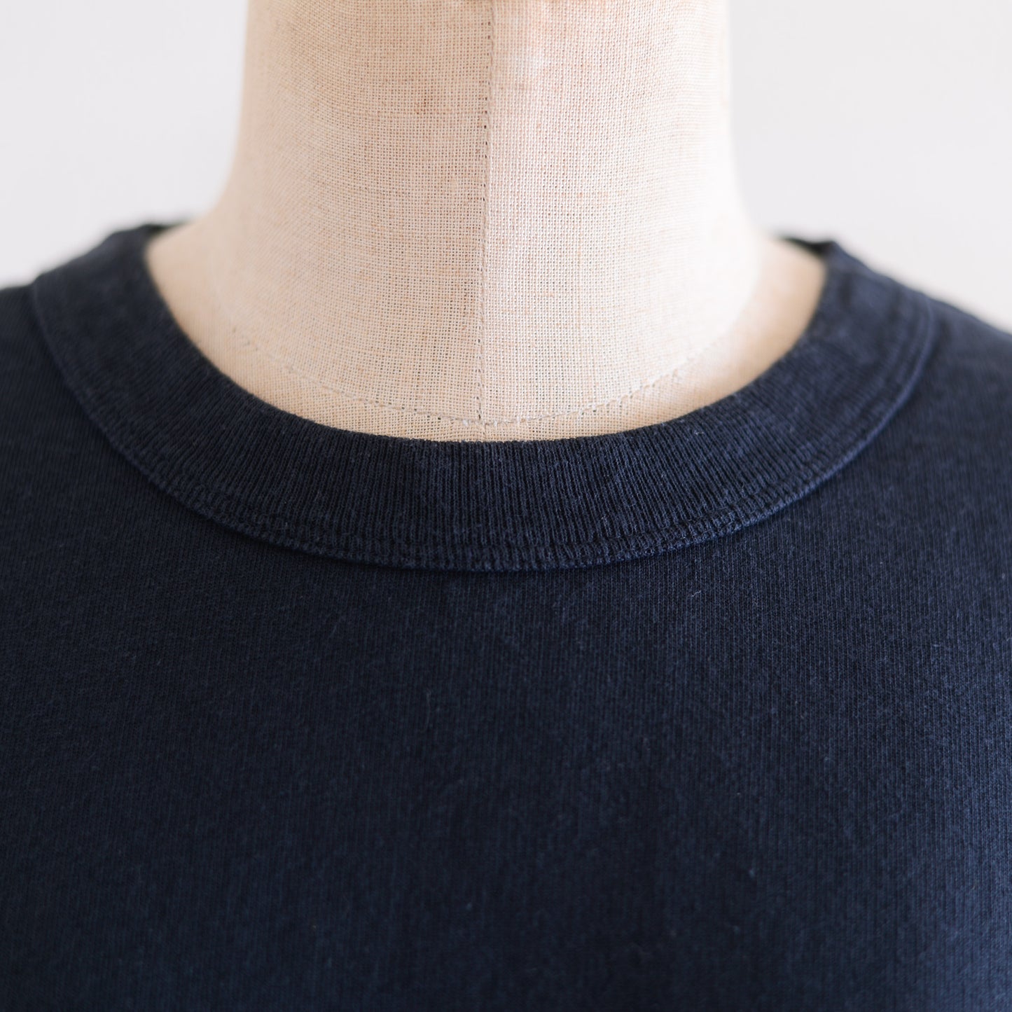 コットン裏毛ボックスプルオーバー Black