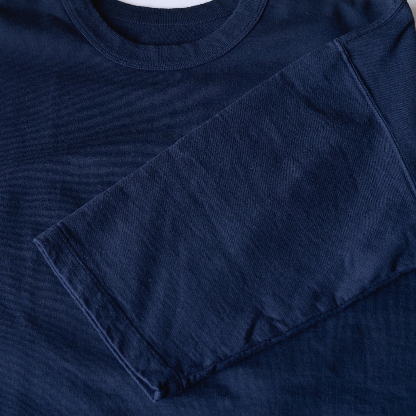 コットン裏毛ボックスプルオーバー Black