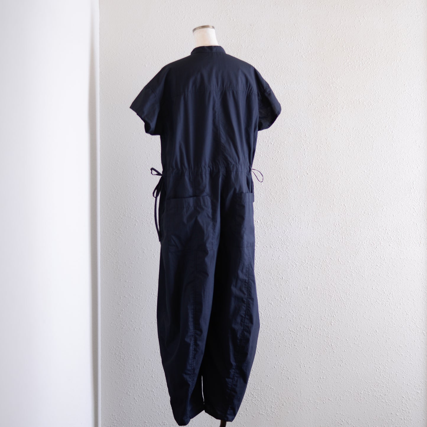 コットンタックジャンプスーツ Black
