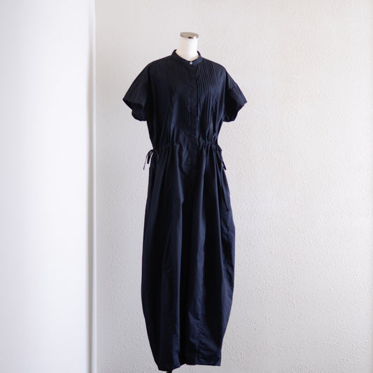 コットンタックジャンプスーツ Black