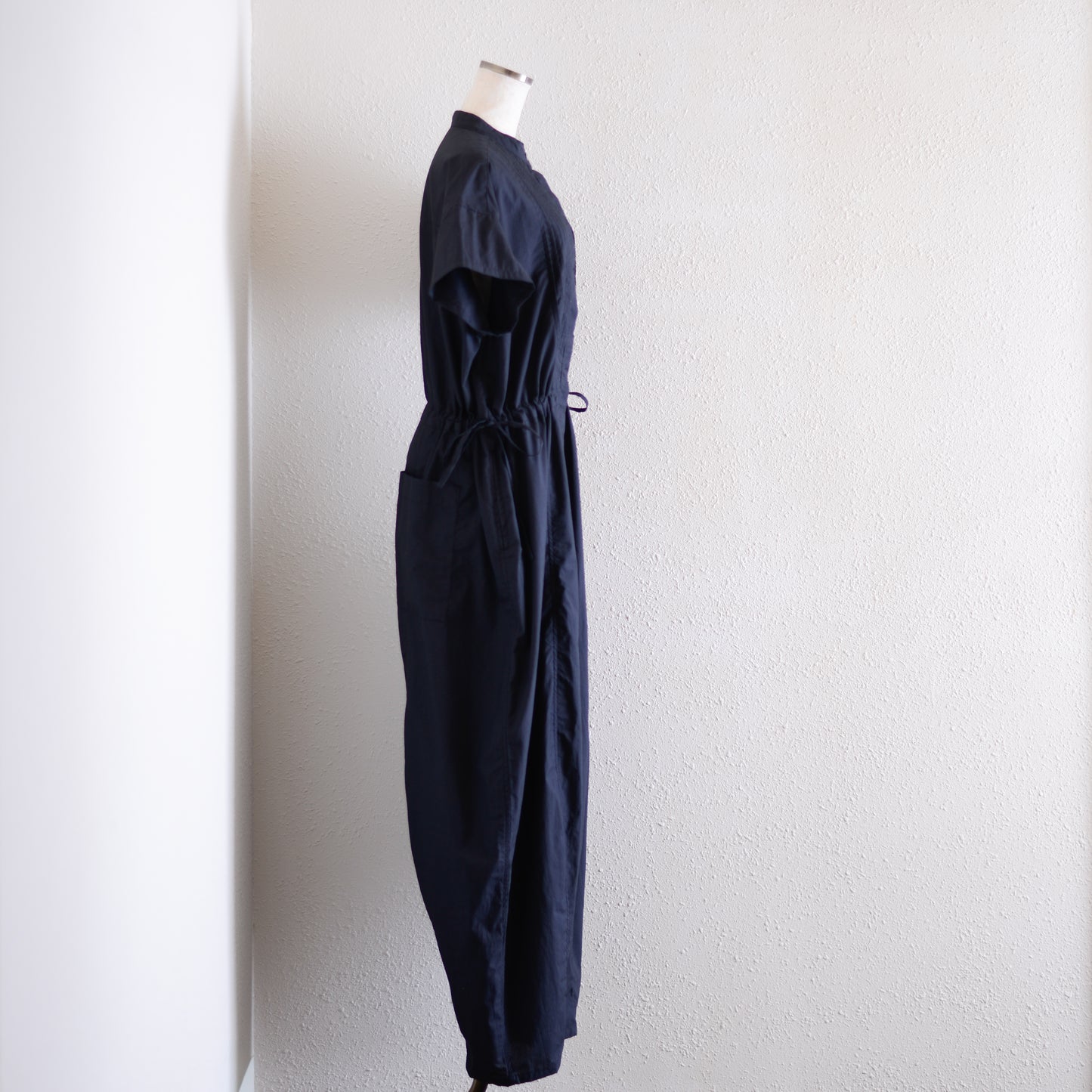 コットンタックジャンプスーツ Black