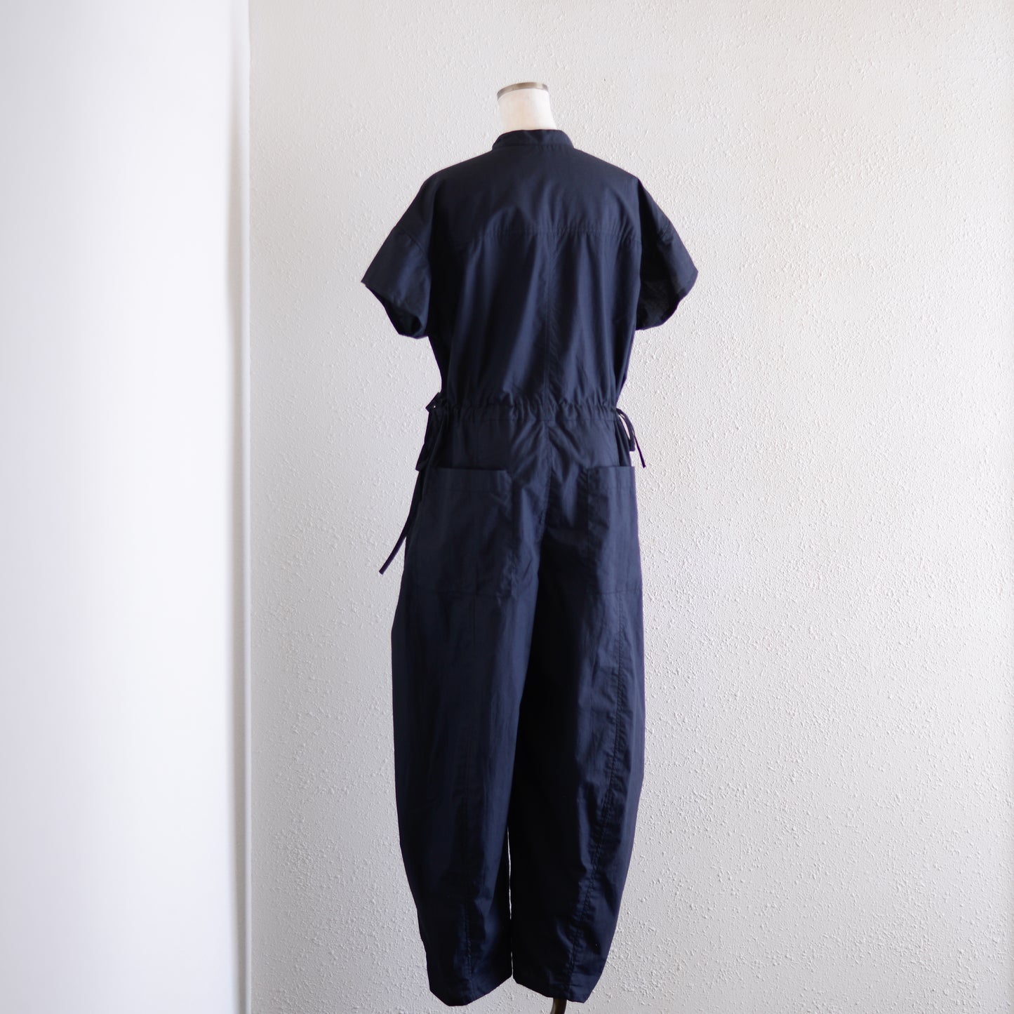 コットンタックジャンプスーツ Black