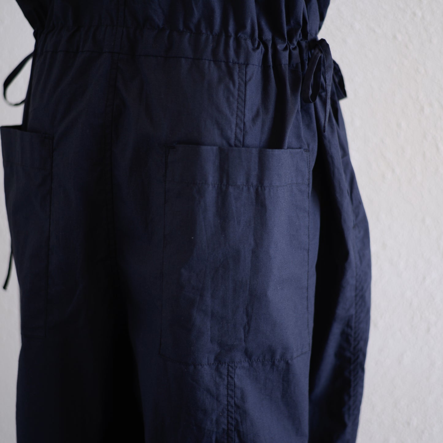 コットンタックジャンプスーツ Black