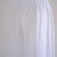 リネンストレートパンツ White