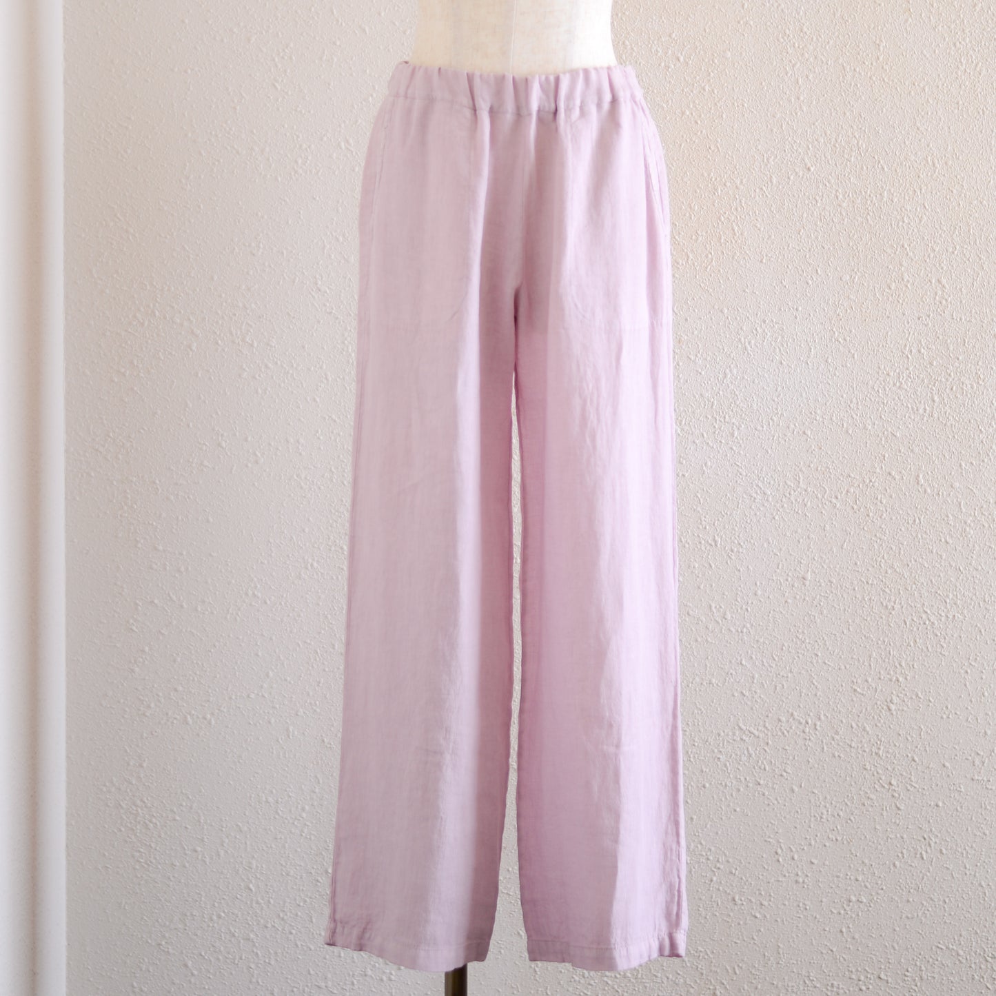 リネンストレートパンツ Pink