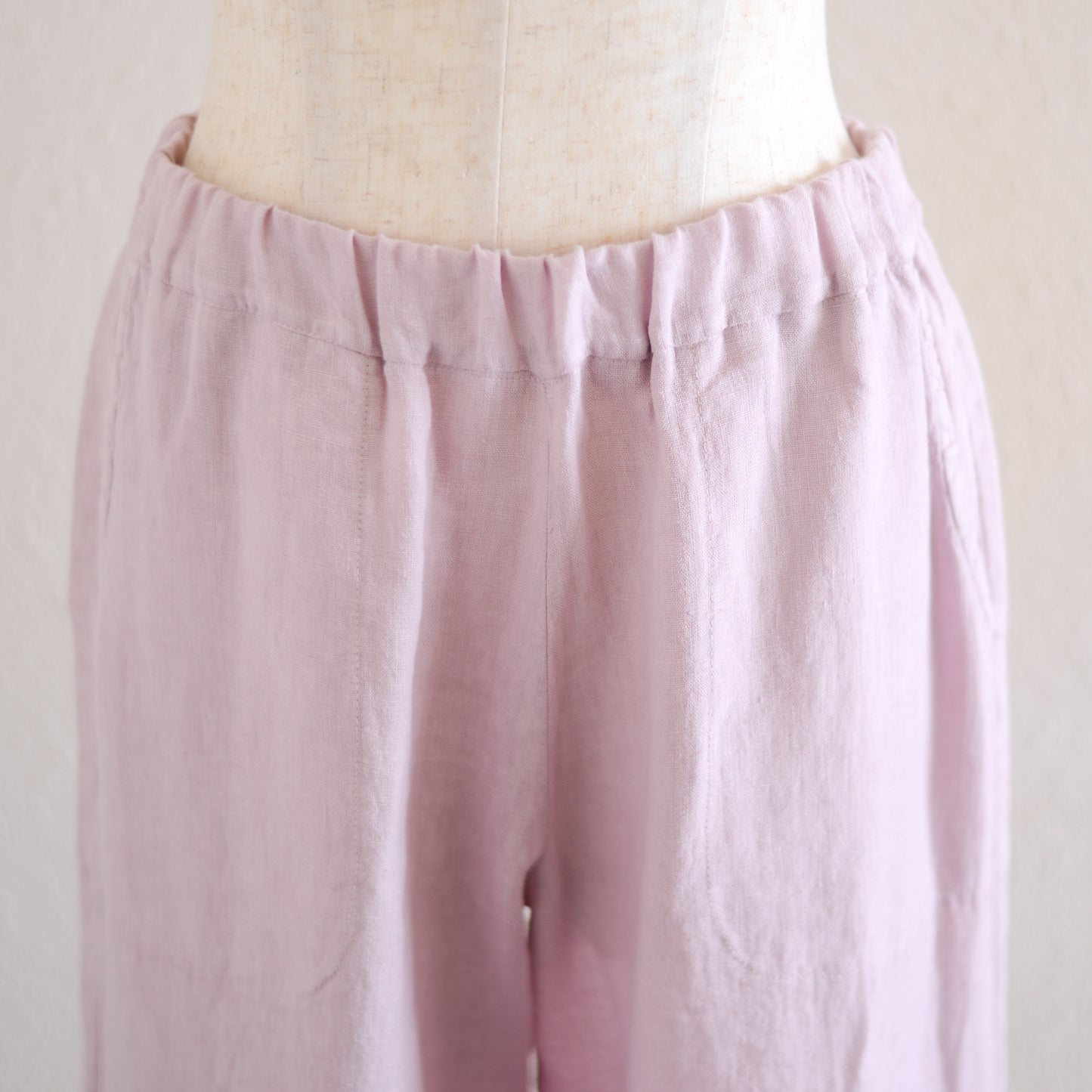 リネンストレートパンツ Pink