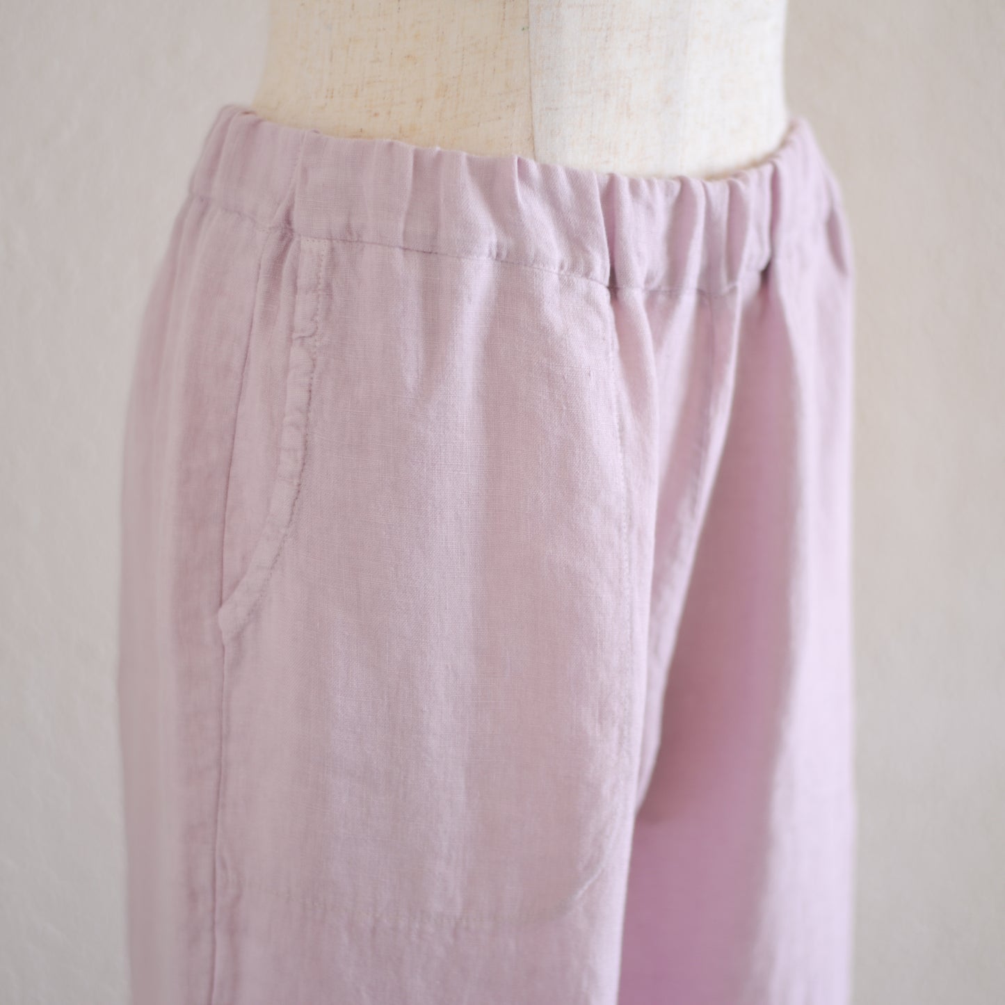 リネンストレートパンツ Pink
