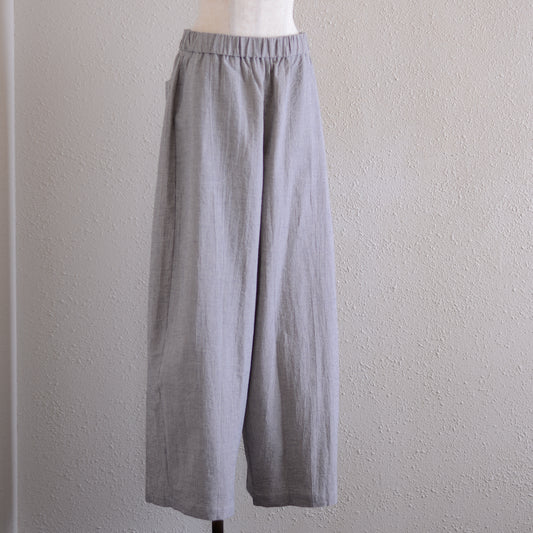 オーガニックコットンイージーストレートパンツ Check