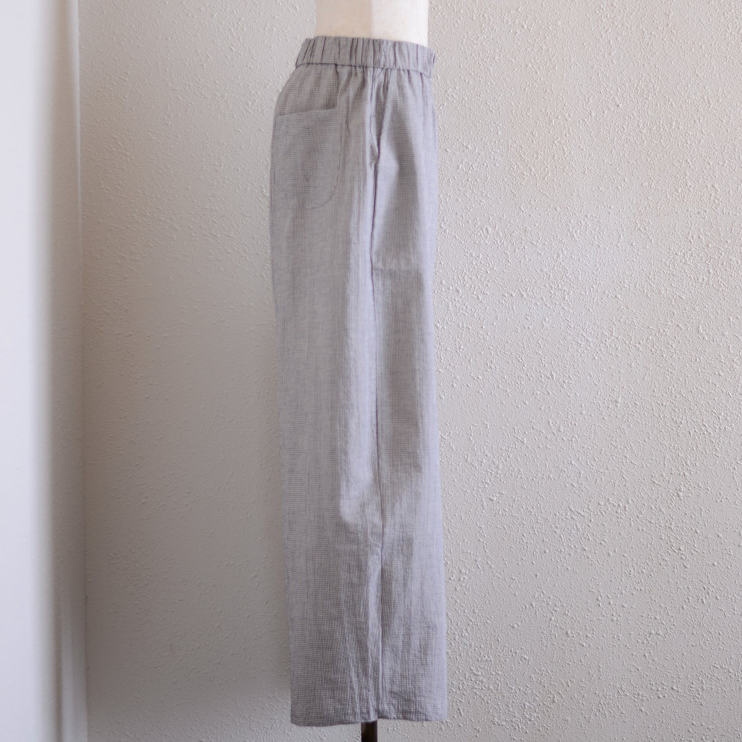 オーガニックコットンイージーストレートパンツ Check