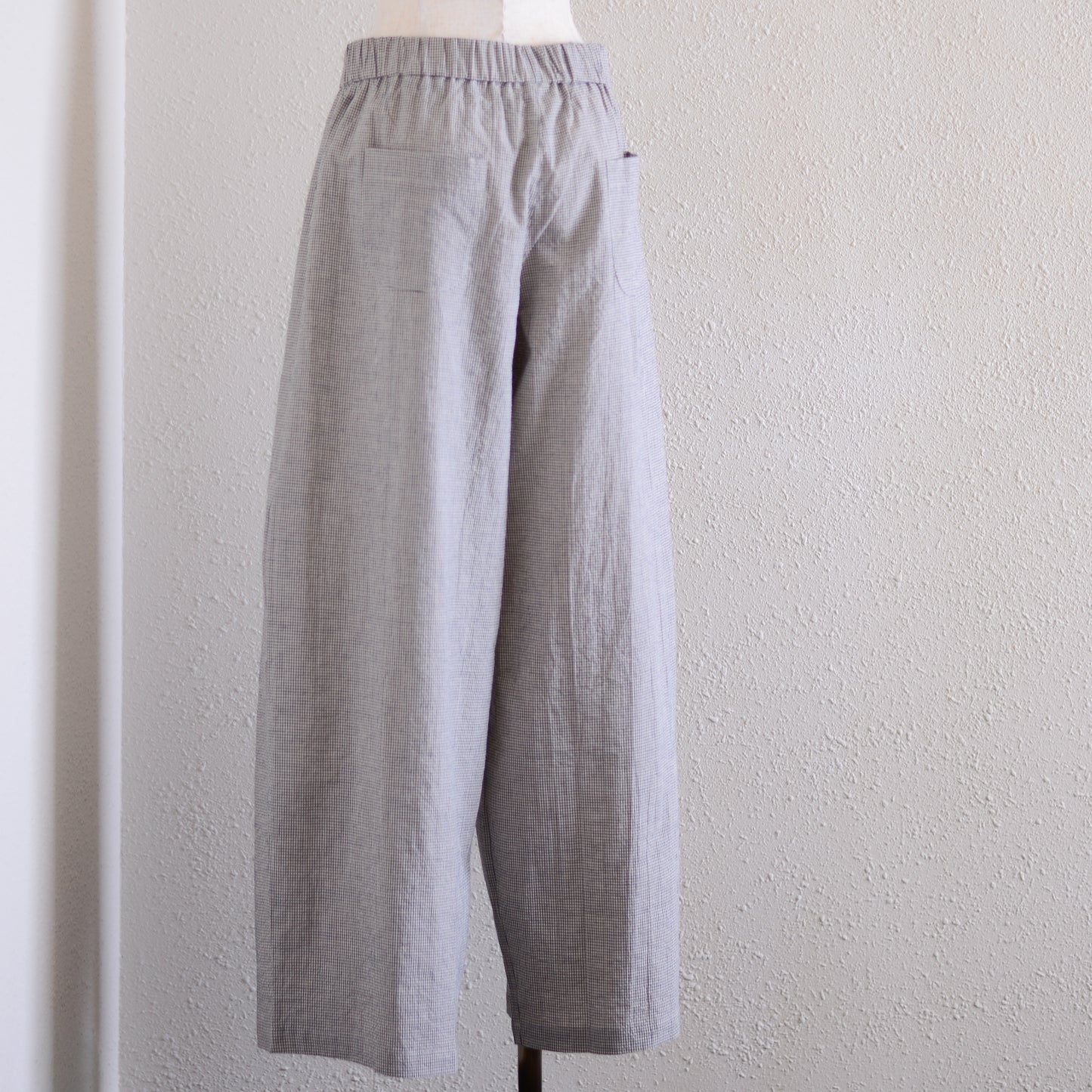 オーガニックコットンイージーストレートパンツ Check