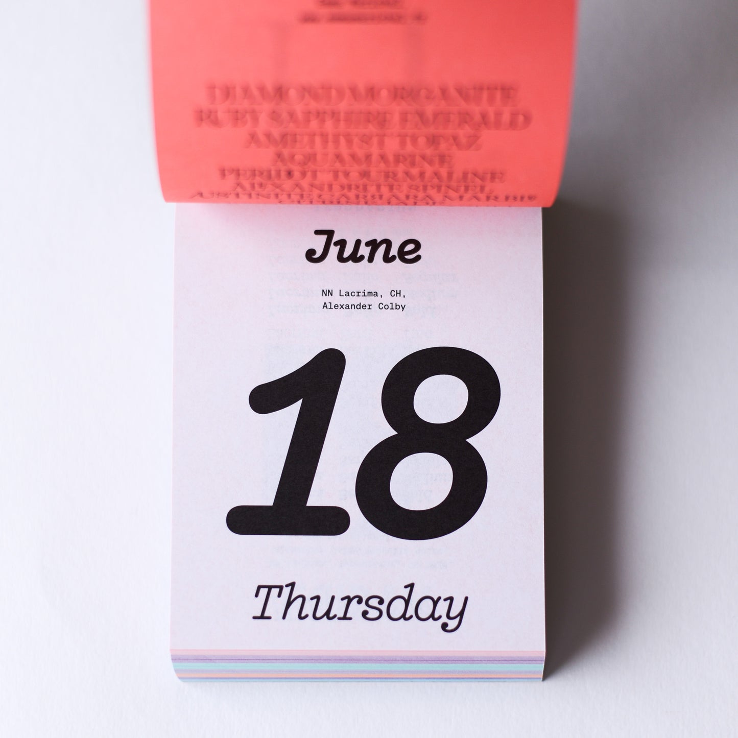 TYPODARIUM 2026 カレンダー