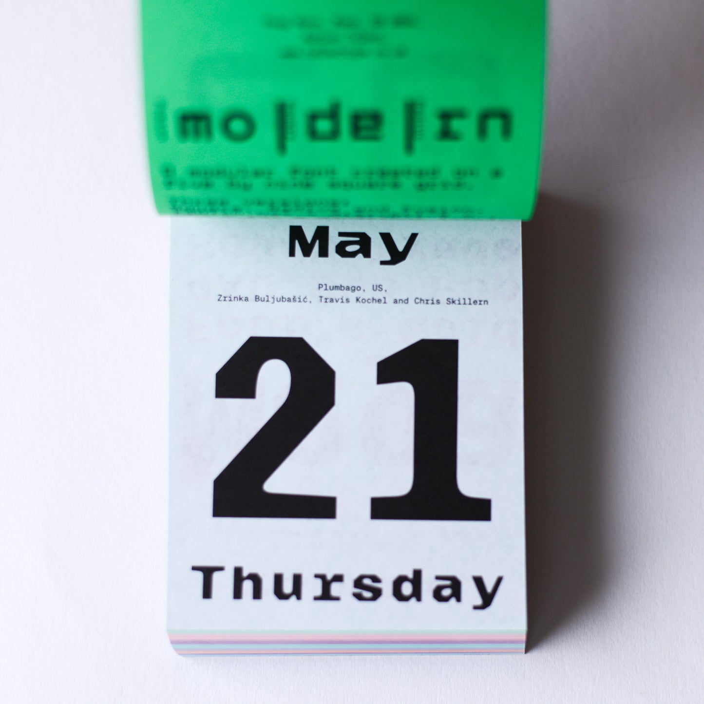 TYPODARIUM 2026 カレンダー