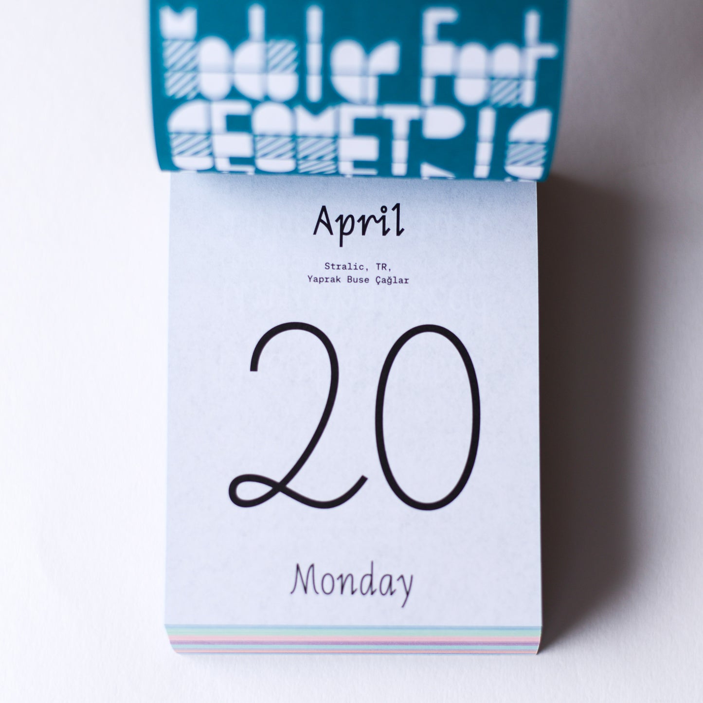 TYPODARIUM 2026 カレンダー