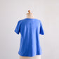 ソフトコットンショートスリーブTシャツ Blue