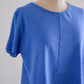 ソフトコットンショートスリーブTシャツ Blue