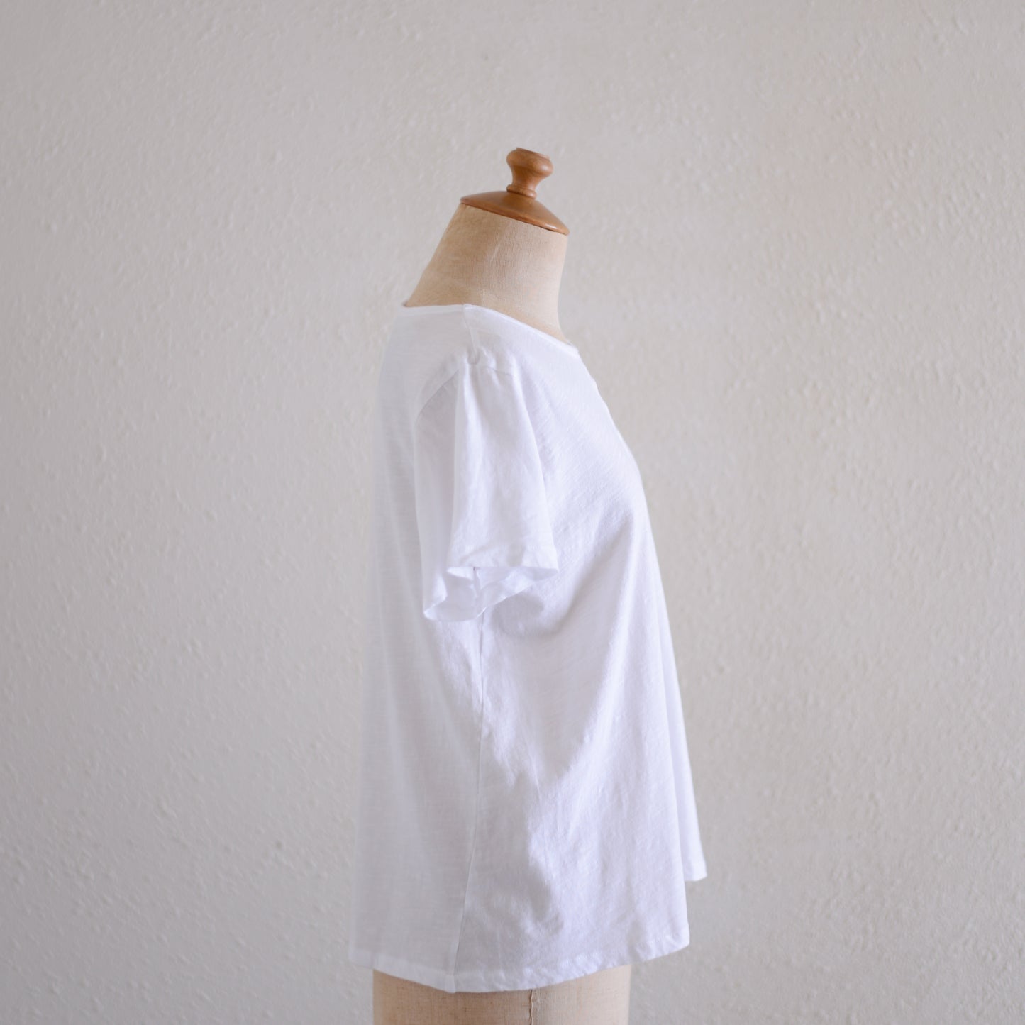 ソフトコットンショートスリーブTシャツ Off White