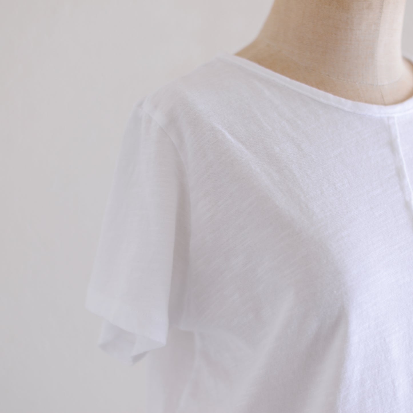ソフトコットンショートスリーブTシャツ Off White