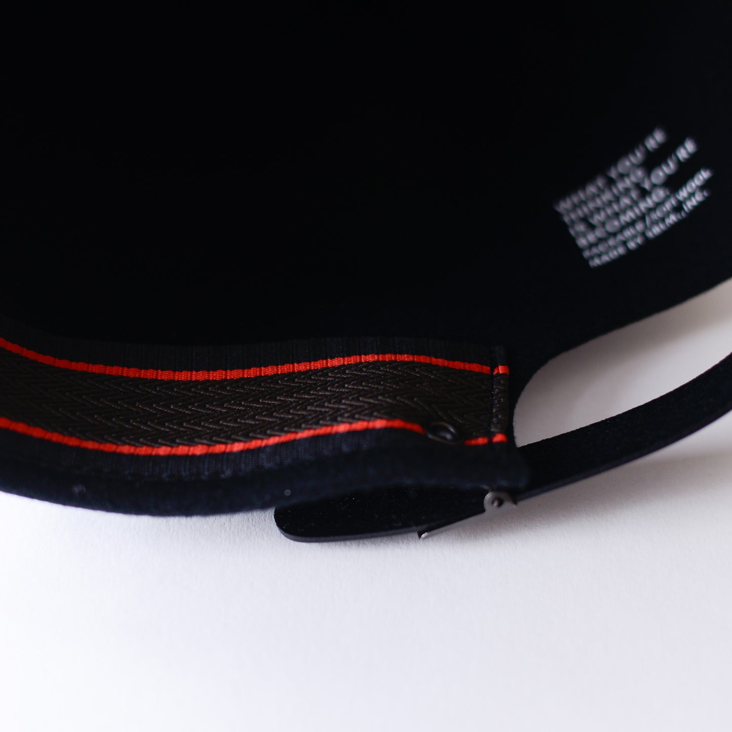 마운틴 펠트 캡 Black