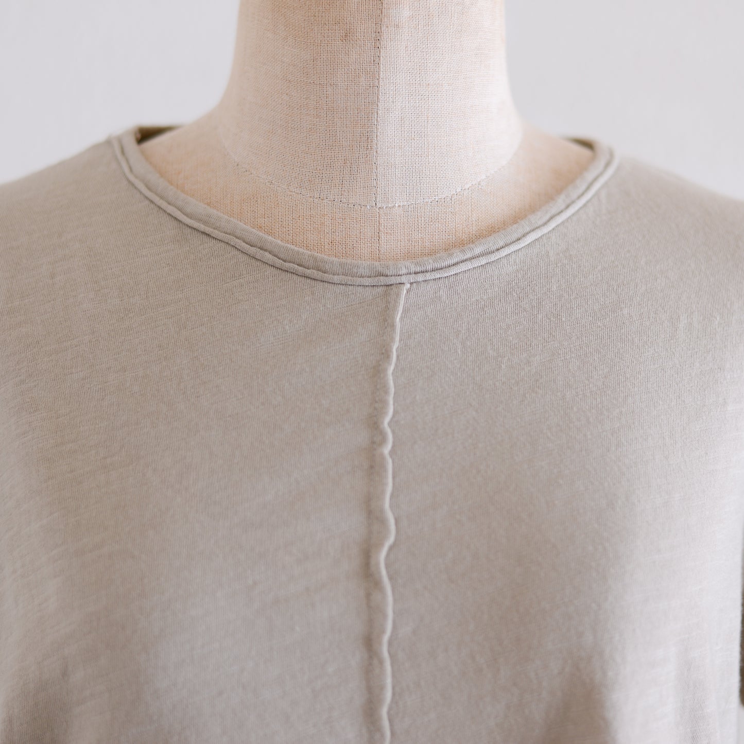 ソフトコットンショートスリーブTシャツ Taupe