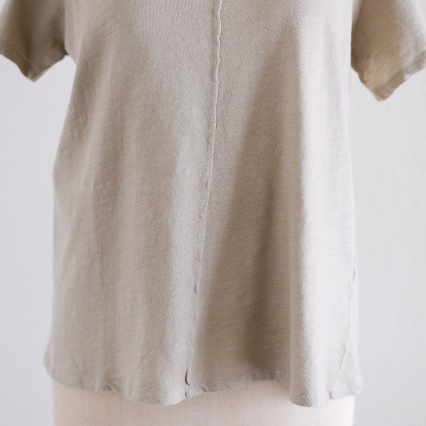 ソフトコットンショートスリーブTシャツ Taupe