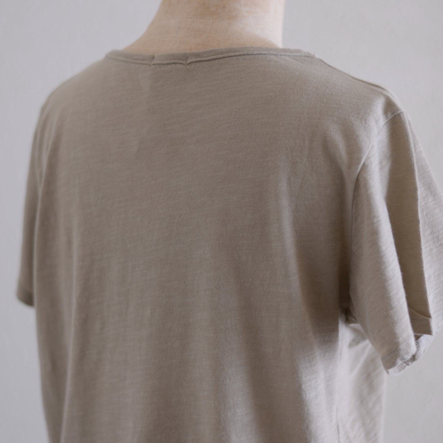 ソフトコットンショートスリーブTシャツ Taupe