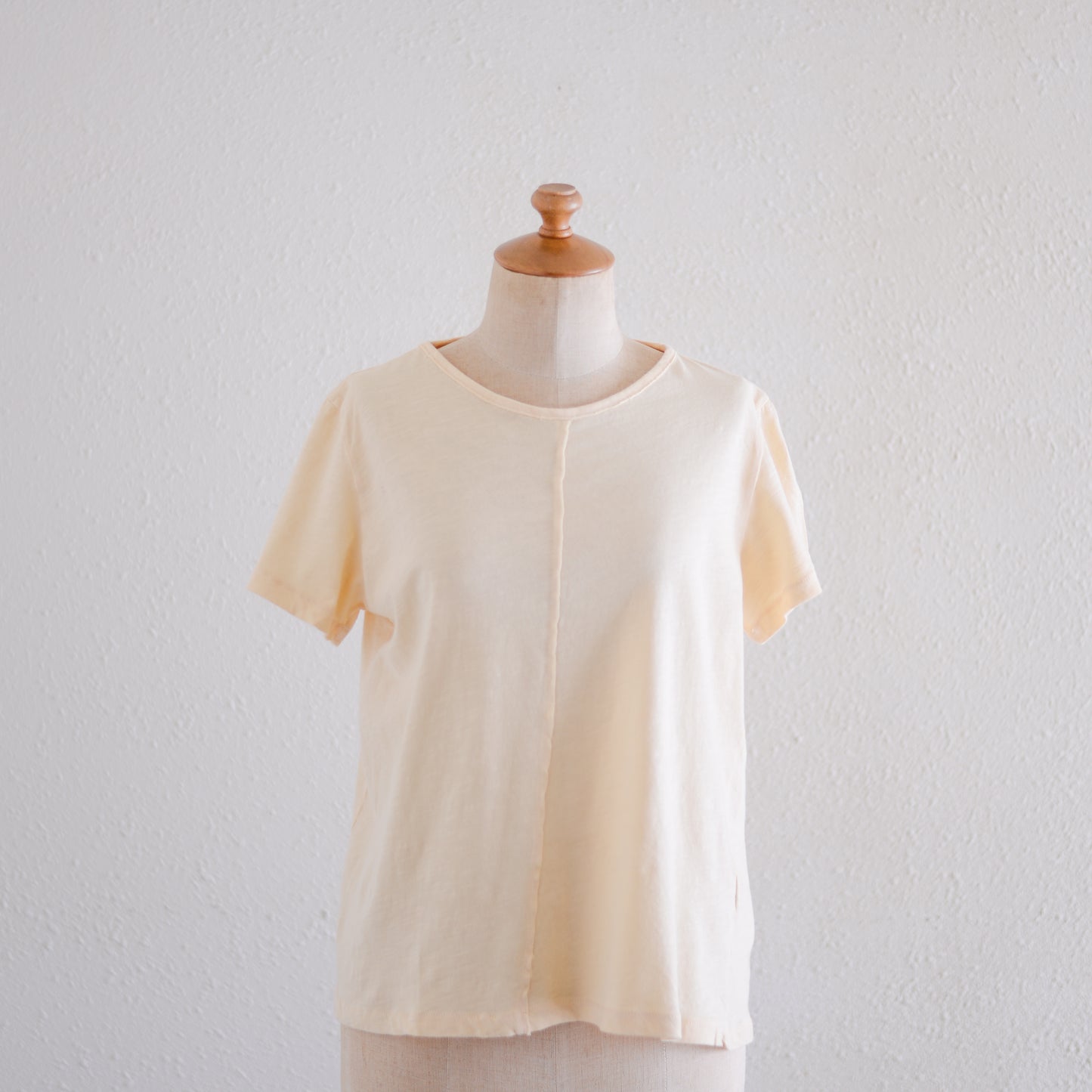 ソフトコットンショートスリーブTシャツ Yellow