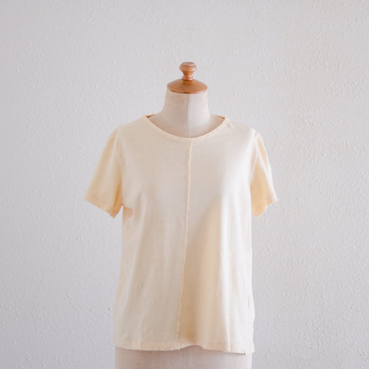 ソフトコットンショートスリーブTシャツ Yellow