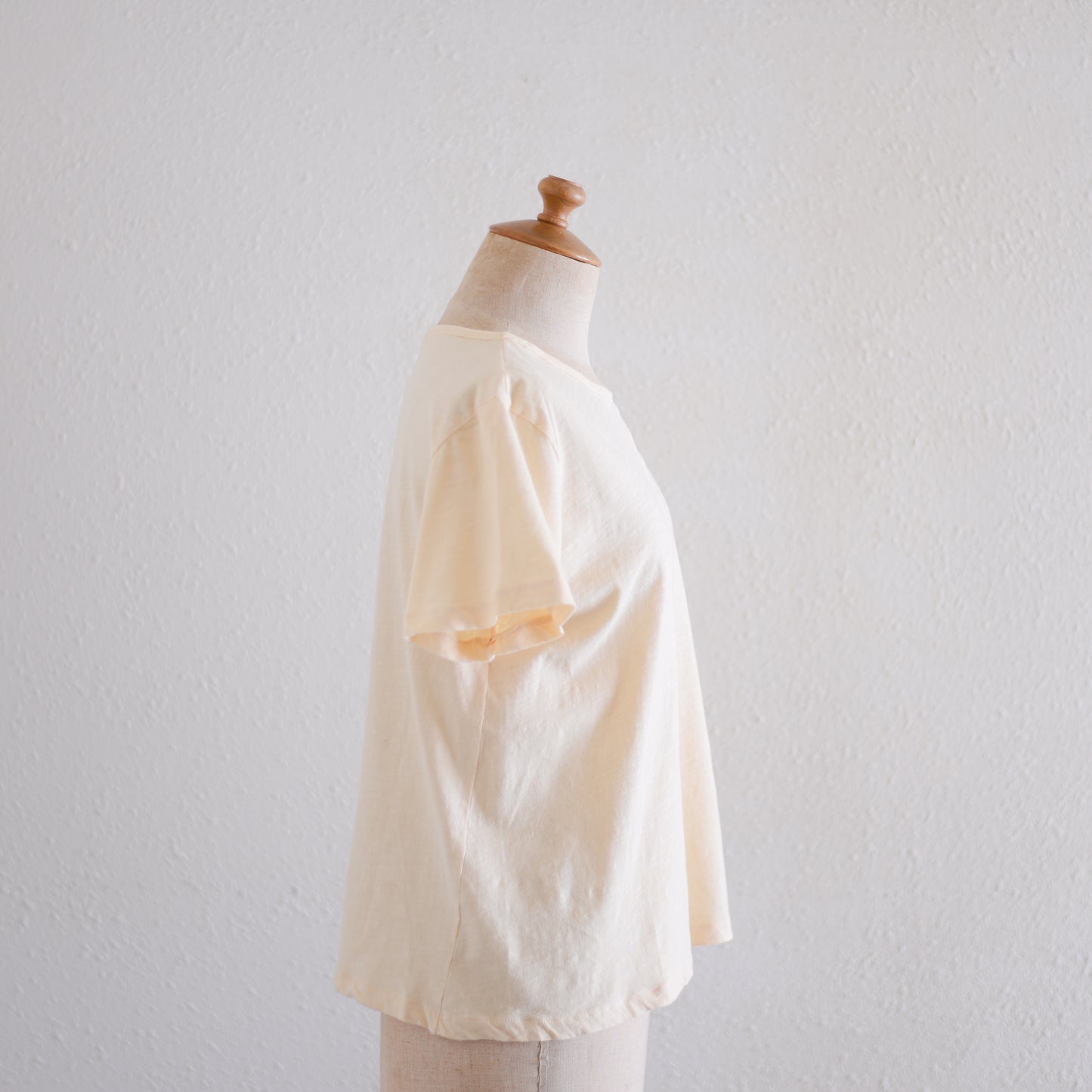 ソフトコットンショートスリーブTシャツ Yellow