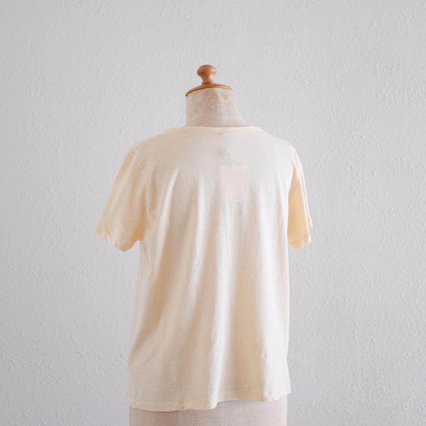 ソフトコットンショートスリーブTシャツ Yellow