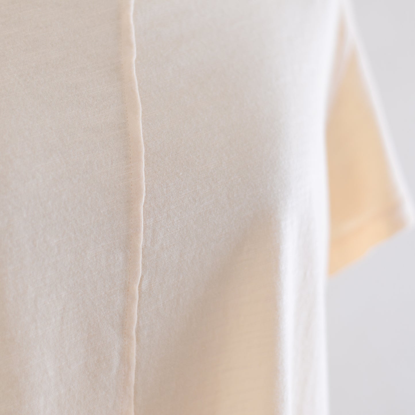 ソフトコットンショートスリーブTシャツ Yellow