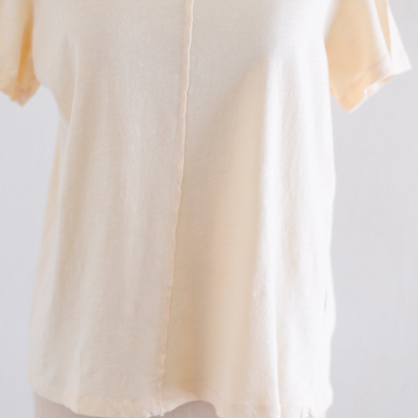 ソフトコットンショートスリーブTシャツ Yellow